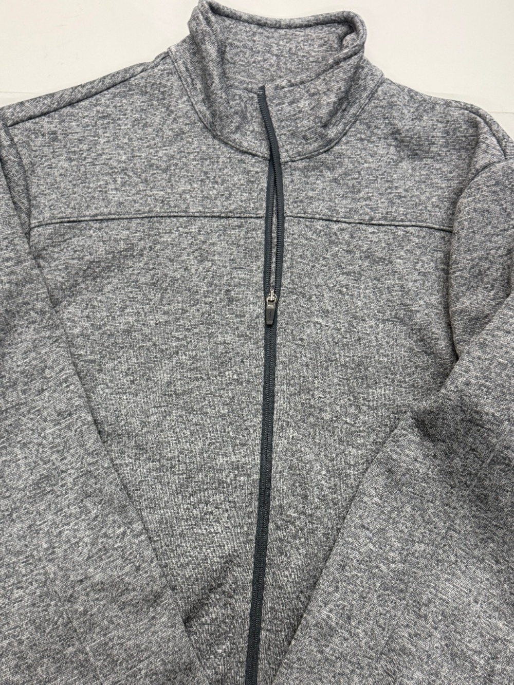 Eddie Bauer Women’s black heather soft shell storm repel jacket
